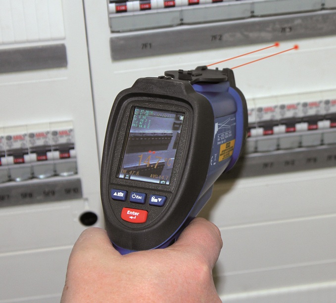 'ScanTemp RH 860' Video-Infrarot-Thermometer mit Feuchtesensor